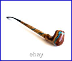 Tobacco pipe, Long smoking pipe, Handcrafted Wooden pipe 12 for smoking tobacco