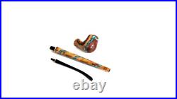 Tobacco pipe, Long smoking pipe, Handcrafted Wooden pipe 12 for smoking tobacco