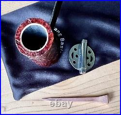 Tom Eltang Brown Sandblasted Poker Basic Series Tobacco Pipe Denmark New