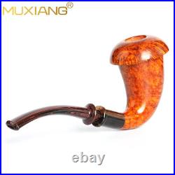 Traditional Gourd Sherlock Holmes Style Pipe Classic Briar Wooden Tobacco Pipe
