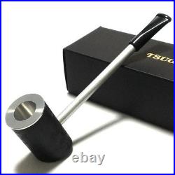 Tsuge Capito Metal Black Smoking Pipe 48001 Tobacco Smoke Aluminum Japan