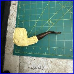 U. S. Army Meerschaum Tobacco Pipe Brand New Flames Incredible