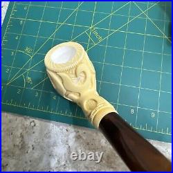 U. S. Army Meerschaum Tobacco Pipe Brand New Flames Incredible