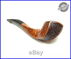 Unique Diamond Head Hand Carved Smoking Pipe By Johnsson Osl (award Winning)