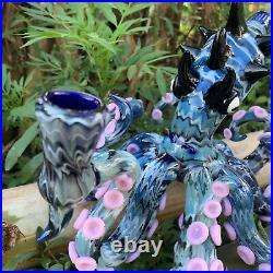 Unique Handmade Octopus Glass Smoking Pipe One-of-a-Kind Artisan Piece