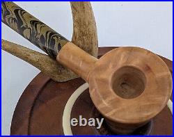 United States Marine Corps Poker Smoking Briar Pipe