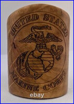 United States Marine Corps Poker Smoking Briar Pipe