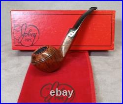 Unsmoked 1970s Jobey Bulldog #200 Tobbaco Pipe WithBox & Sleeve France