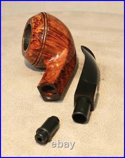 Unsmoked 1970s Jobey Bulldog #200 Tobbaco Pipe WithBox & Sleeve France