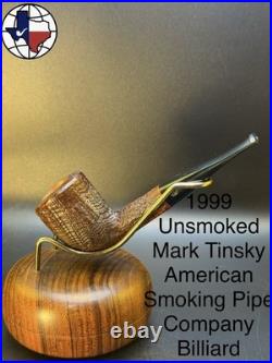 Unsmoked 1999 Mark Tinsky American Smoking Pipe Company Billiard Tobacco Pipe