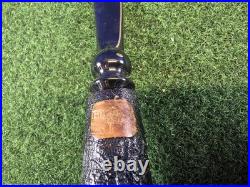 Unsmoked Buckeye Pipe Black Sandblasted Acorn Acrylic Stem Briar Tobacco Pipe