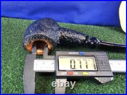 Unsmoked Buckeye Pipe Black Sandblasted Acorn Acrylic Stem Briar Tobacco Pipe