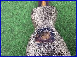 Unsmoked Buckeye Pipe Sandblasted Semi-Bent Acrylic Stem Briar Tobacco Pipe