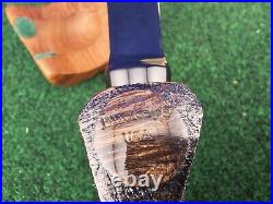 Unsmoked Buckeye Pipe Sandblasted Semi-Bent Egg Acrylic Stem Briar Tobacco Pipe