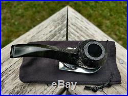 Unsmoked Dunhill / The White Spot 4108 Shell Briar Bent Rhodesian Tobacco Pipe