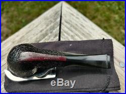 Unsmoked Dunhill / The White Spot 4108 Shell Briar Bent Rhodesian Tobacco Pipe