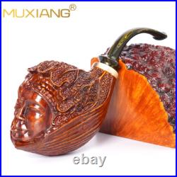 Unsmoked Freeahnd Tobacco Pipe Rusticated Briar Smoking Pipe For Collection