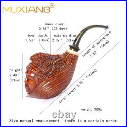 Unsmoked Freeahnd Tobacco Pipe Rusticated Briar Smoking Pipe For Collection