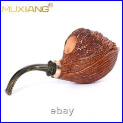 Unsmoked Freeahnd Tobacco Pipe Rusticated Briar Smoking Pipe For Collection
