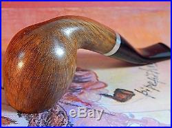 Unsmoked L. Viprati 1-Clover Gorgeous Italian tobacco pipe with sleeve