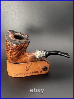 Unsmoked Nording Double Silver #2 Freehand Tobacco Pipe