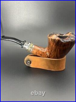 Unsmoked Nording Double Silver #2 Freehand Tobacco Pipe