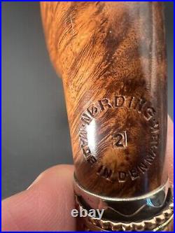 Unsmoked Nording Double Silver #2 Freehand Tobacco Pipe