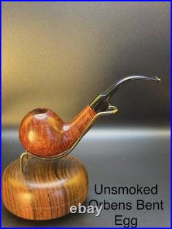 Unsmoked Orbens Bent Egg Tobacco Pipe