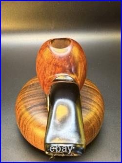 Unsmoked Orbens Bent Egg Tobacco Pipe
