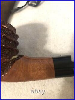 Unsmoked Rich Lewis NASPC Pipe of the Year 2011 Bent Armadillo Tobacco Pipe