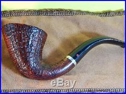 Unsmoked Ser Jacopo Modica Brown Sanblast Calabash tobacco pipe-No box