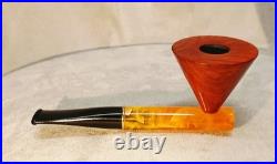 Unsmoked Stanwell Harlekin acrylic stem system tobacco pipe WithBriar Bowl Denmark