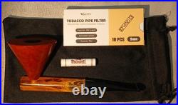 Unsmoked Stanwell Harlekin acrylic stem system tobacco pipe WithBriar Bowl Denmark