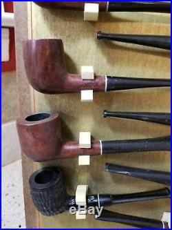 VINTAGE Smoking Pipe's on display, New old stock