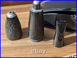Vauen Zeppelin Torpedo Sandblasted Pipe 9mm filter new Unsmoked Estate withcase