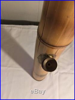 Very Collectable vintage 1970s Bamboo unused Tobacco Pipe Unused 24 Inch