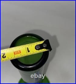 Vintage 12 Inch CRUSH Glass Water Pipe Smoking Tobacco Pipe Bong Made In USA