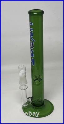 Vintage 12 Inch CRUSH Glass Water Pipe Smoking Tobacco Pipe Bong Made In USA