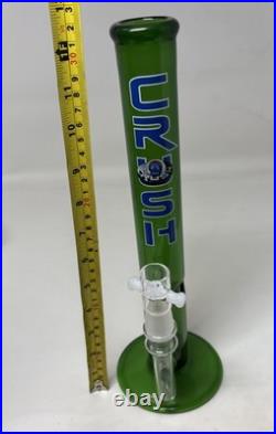 Vintage 12 Inch CRUSH Glass Water Pipe Smoking Tobacco Pipe Bong Made In USA