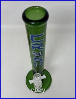 Vintage 12 Inch CRUSH Glass Water Pipe Smoking Tobacco Pipe Bong Made In USA