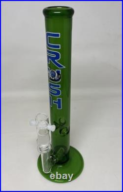 Vintage 12 Inch CRUSH Glass Water Pipe Smoking Tobacco Pipe Bong Made In USA
