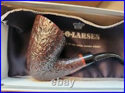 Vintage 1988 Wo Larsen New in Box Fine Danish Smoking Pipe