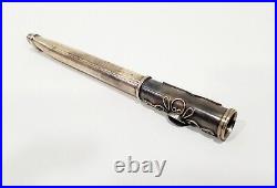 Vintage 925 Sterling Silver Hand Crafted Cigarette Holder/Smoking Never Used