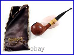 Vintage Bari Pearl Bamboo 7070 Super Grain Denmark Briar Wood Tobacco Pipe