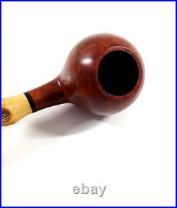 Vintage Bari Pearl Bamboo 7070 Super Grain Denmark Briar Wood Tobacco Pipe