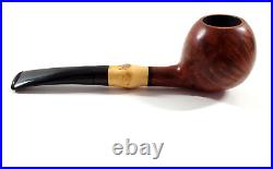 Vintage Bari Pearl Bamboo 7070 Super Grain Denmark Briar Wood Tobacco Pipe