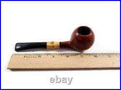 Vintage Bari Pearl Bamboo 7070 Super Grain Denmark Briar Wood Tobacco Pipe