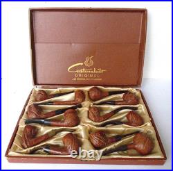 Vintage Custombilt Original 12 Pipes-Sales sampler Pipes Never Used NOS