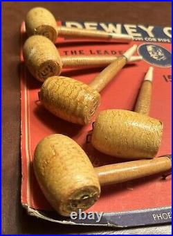 Vintage Dewey Corn Cob Pipe Original Display Phoenix-Am Boonville MO-THE DEWEY