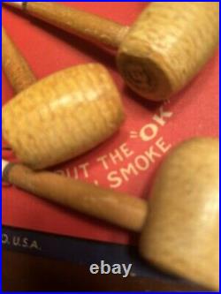 Vintage Dewey Corn Cob Pipe Original Display Phoenix-Am Boonville MO-THE DEWEY